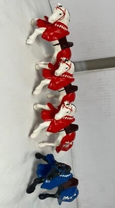 Vintage Bullyland Mid Evil Knight Horses (4 Total) Good Used Condition Germany - Picture 1 of 9