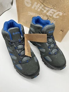 Hi-Tec Fusion Sport Mid WP Charcoal Blue UK 7 Mens - Picture 1 of 10