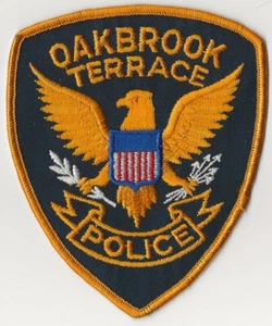 OAKBROOK TERRACE ILLINOIS POLICE Shoulder Patch New. - Picture 1 of 1