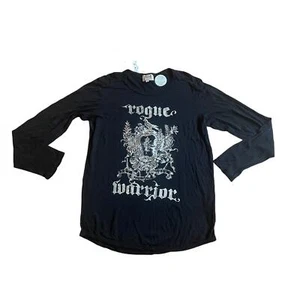Mens NWT Vintage Y2K Juicy Couture Long Sleeve "rogue warrior" Shirt size L - Picture 1 of 5