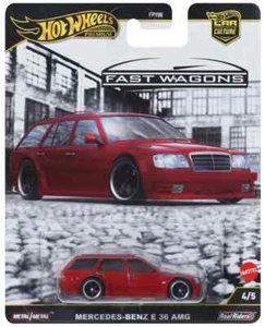 Mercedes Benz E 36 AMG rojo **RR** Hot Wheels Fast Wagons 976J 1:64 - Imagen 1 de 1