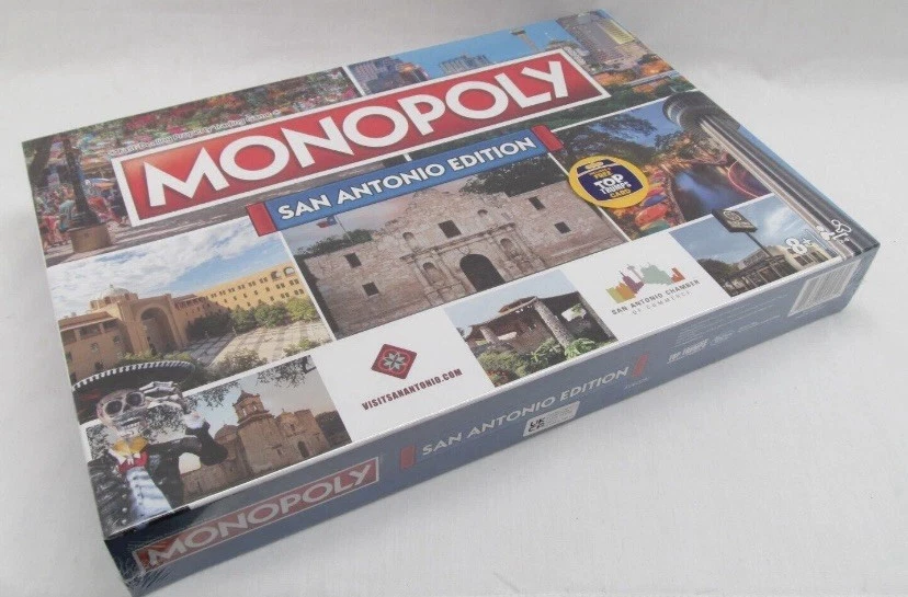 Monopoly Board Game San Antonio Edition: 2-6 Players Family Age 8+ New Sealed - Image 1 of 2