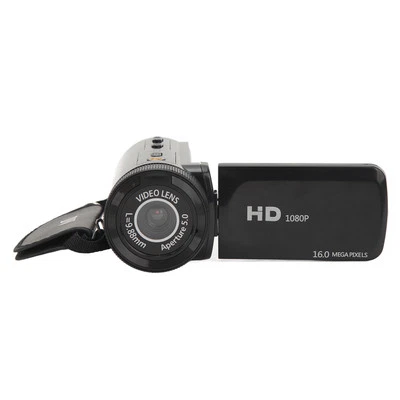 Hd 1080P 16Mp Portable Vlogging Camera Recorder 16X Zoom Digital Video Camer AUU - Image 1 of 4