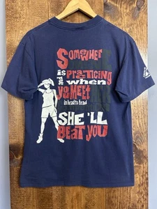 Camisa de baloncesto vintage años 90 por encima del borde ropa de aro para mujer puntada única grande - Imagen 1 de 11