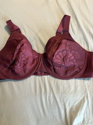 Sutiã Bali 40D Underwire figura completa marrom/rosa poliéster nylon mistura elastano - Imagem 1 de 4