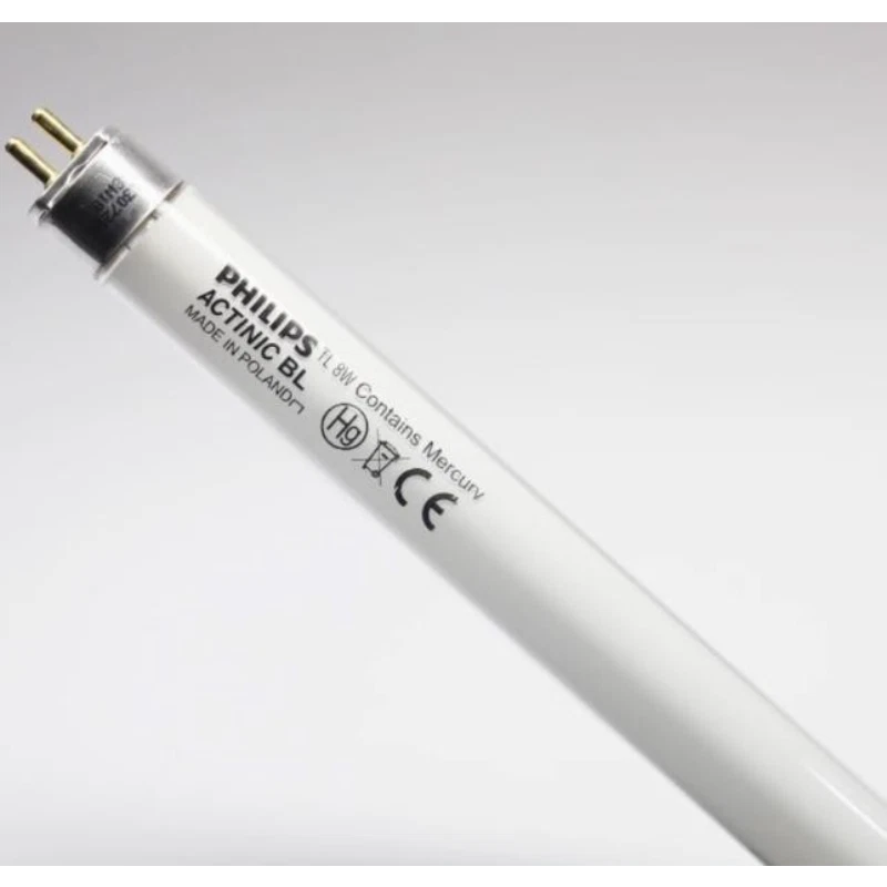 Philips TL 8W ACTINIC BL UVA G4 T5 Lamp Tube 365nm Photocuring light - Image 1 of 1