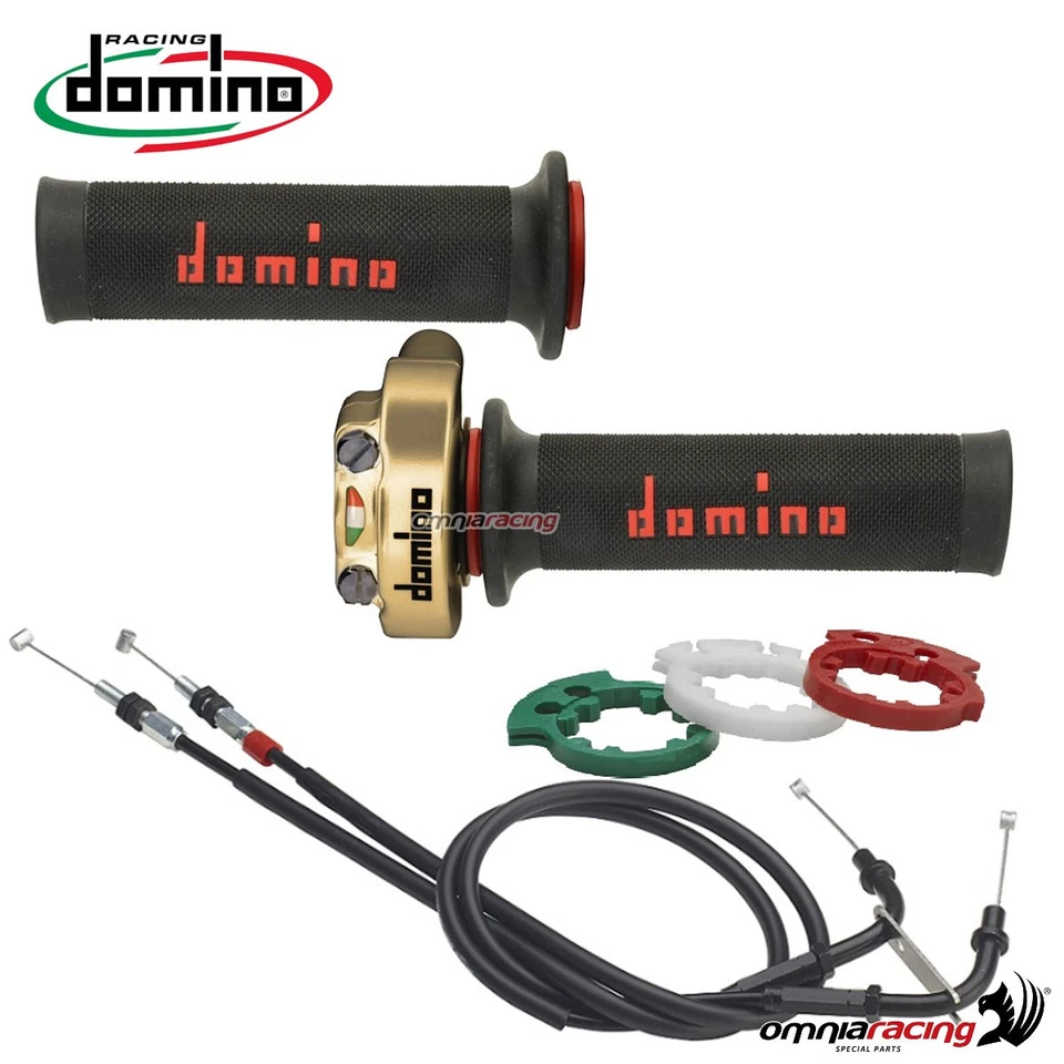 Comando gas rapido XM2 Domino oro con manopole e con cavi Honda CBR1000RR 2014 Foto 1 de 1
