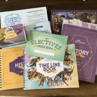 The Good And The Beautiful Curriculum Includes Six Textbooks W/ New Cards Box  - Image 1 of 4