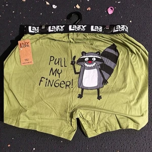 Boxers divertidos para hombre Lazy One X GRANDES tira de mi dedo - Imagen 1 de 2