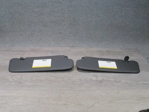 10-19 NISSAN 370Z Z34 CONVERTIBLE FRONT LEFT & RIGHT SUN VISOR SET BLACK OEM - Picture 1 of 15