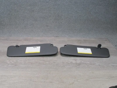 10-19 NISSAN 370Z Z34 CONVERTIBLE FRONT LEFT & RIGHT SUN VISOR SET BLACK OEM - Image 1 of 4