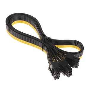 Cable adaptador de alimentación PCIe 8 pines macho a 2X 8 pines (6+2) macho PCI Express para EV... - Imagen 1 de 1