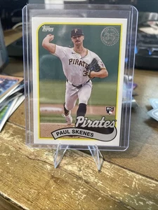 Paul Skenes 2024 Topps Update Series - 1989 Topps Baseball #89US-46 (RC) Pirates - Imagen 1 de 2