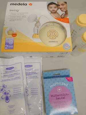 Medela Swing elektrische Milchpumpe + Zubehör und OVP - Bild 1 von 4