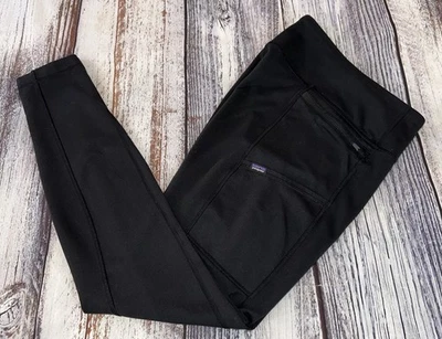 Patagonia Women's Maipo 7/8 Length Stash Tights Black Size S - Image 1 of 4