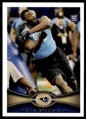 2012 Topps Michael Brockers #89 Rookie St. Louis Rams - Image 1 of 2