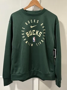 Nike Milwaukee Bucks Spotlight Dri-FIT Sudadera Verde Para Hombre’s M FV1799 323 NUEVA CON ETIQUETAS - Imagen 1 de 6