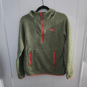 The North Face Fleece Hoodie Size Medium – Olive Green, Outdoor, Cozycore - Picture 1 of 9