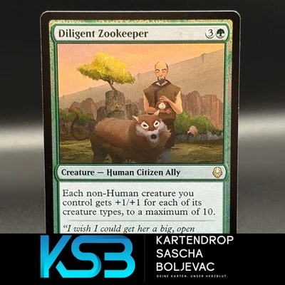MTG-Diligent Zookeeper-R0171-Avatar - The Last Airbender (TLA)-ENG-Foil - Bild 1 von 3