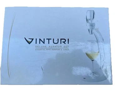 Vinturi Deluxe Aerator set - Essential White Wine Aerator & Tower Open Box - Image 1 of 4