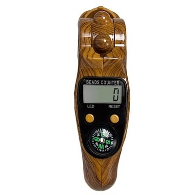 Digital Tally Counter Tasbeeh Beads Mantra Zikr Tasbih Islamic Counter W/Compass - Image 1 of 4