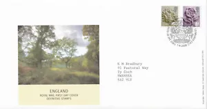 (39256) GB England FDC 81p 50p Tallents 2008 - Picture 1 of 1