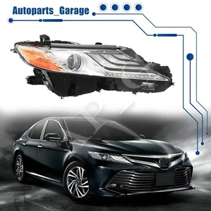 LED Headlight Headlamp Assembly For 2018 - 2020 Toyota Camry XLE XSE R Side - Picture 1 of 8