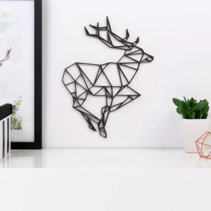 Kleinlaut 3D-Origami "Hirsch" 32 Farben & 5 Größen Geschenkidee Gebutstag - Bild 1 von 4