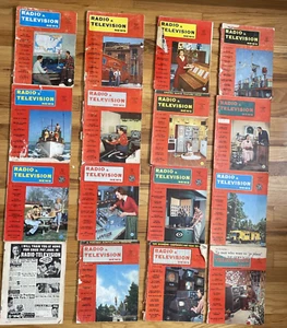 16 Radio und Fernsehen Nachrichten Zeitschriften Vintage versch. Ausgaben 1953 - 1955 - Bild 1 von 11