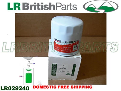 GENUINE LAND ROVER OIL FILTER  LR3 4.0 V6 LR4 V6 OEM NEW LR029240 - Image 1 of 4