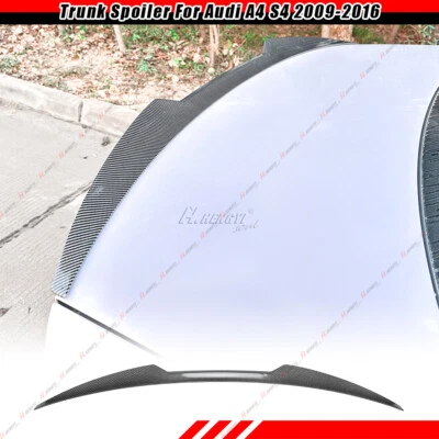 ALERÓN TRASERO DE MALETERO ESTILO FIBRA DE CARBONO ESTILO M4 PARA AUDI A4 S4 2009-2016 Foto 1 de 4