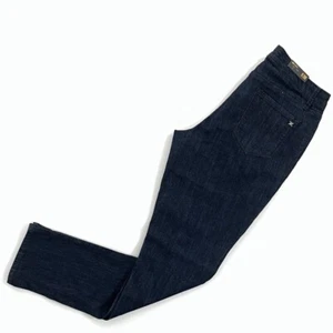 Kardashian Curvy Slim Skinny Damenjeans blau Taschen dunkle Waschung Denim 14 neu - Bild 1 von 10