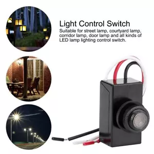 Interruttore sensore controllo luce fotocellula resistore elettrico esterno, 110-277 V, spedizione USA - Foto 1 di 16
