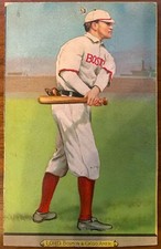 1911 T3 TURKEY RED Cabinet Card #106 Bris Lord | CHECKLIST BACK | Border Trim