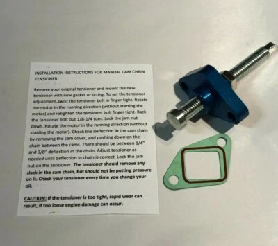 Натяжитель цепи кулачка ручной регулятор Husqvarna 2003-2010 SMR TC TE 450 СИНИЙ - Изображение 1 из 4