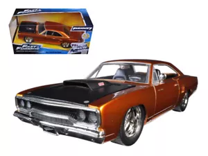 Dom's 1970 Plymouth Road Runner rame ""Fast & Furious 7" film 1/24 mod pressofuso - Foto 1 di 1