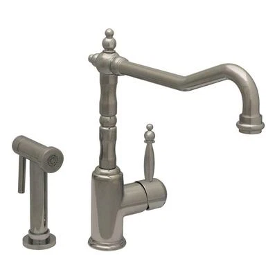 Whitehaus WH2070800-C Jem Collection Single-Handle Side Sprayer Kitchen Faucet i - Image 1 of 2