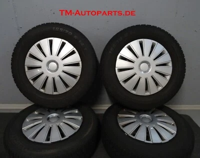 5x14 ET38 Stahl 5x100 2Q0601027AQ VW Seat + 185 70 R14 Winter - 311 - Bild 1 von 3