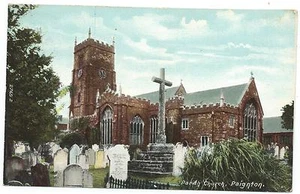 DEVON - PARISH CHURCH, PAIGNTON 1906 Hartmann Postcard - Picture 1 of 1