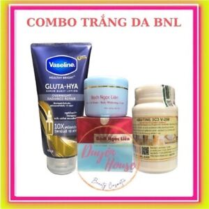 Combo Duong Trang DA BNL + Vaseline Tang Kem Que Tron Kem Tron Cream