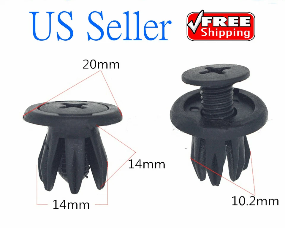 Mini Cooper Fender forro rebites/clipes (expansão, plástico) conjunto de 12 fabricante de equipamento original - Imagem 1 de 1