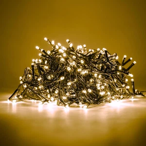 Luci Natale Interno E Esterno 200 LED Con 8 Effetti Luce, Certificate - Foto 1 di 18