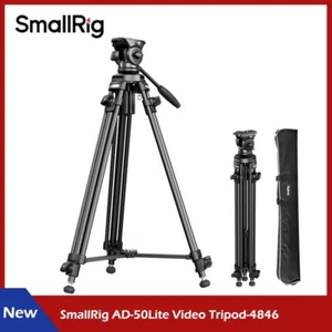 SmallRig 4684 AD-50Lite treppiede video treppiede resistente con testa fluida 360° - Foto 1 di 9