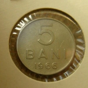 1966 ROMANIA. 5 BANI Coin         - Picture 1 of 2