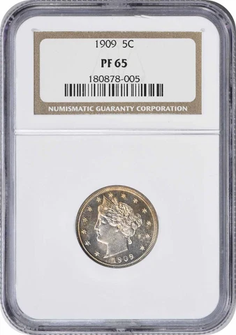 1909 Liberty Nickel PR65 NGC Cover