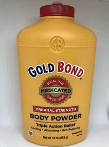 Gold Bond Medicated Body Powder Original Strength 10 oz Sealed Talc - Picture 1 of 3