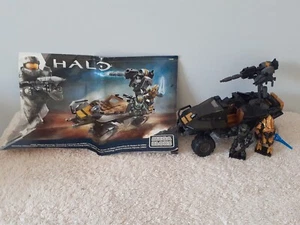 Halo Mega Bloks UNSC Attack Gausshog Set CNG66 Complete + M Chief & Arbiter Figs - Picture 1 of 6