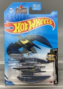 Hot Wheels Batman: TAS - Batplane - Blue Lines - New - Picture 1 of 10