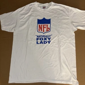 Vintage 90s Foxy Lady Strip Club Shirt XL 23x30 RARE - Picture 1 of 5