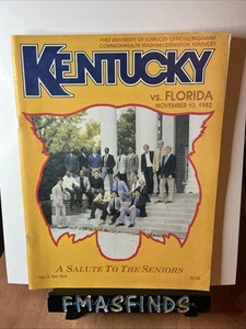Programma basket KY 1982 KENTUCKY WILDCATS vs FLORIDA GATORS - Foto 1 di 3